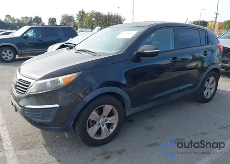 2012 Kia Sportage Lx из США, поврежденный, VIN KNDPB3A23C7251228